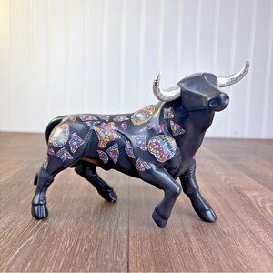 2012 Nadal Studio Valiente Black Bull Figurine Mosaic #495 Valencia Spain
